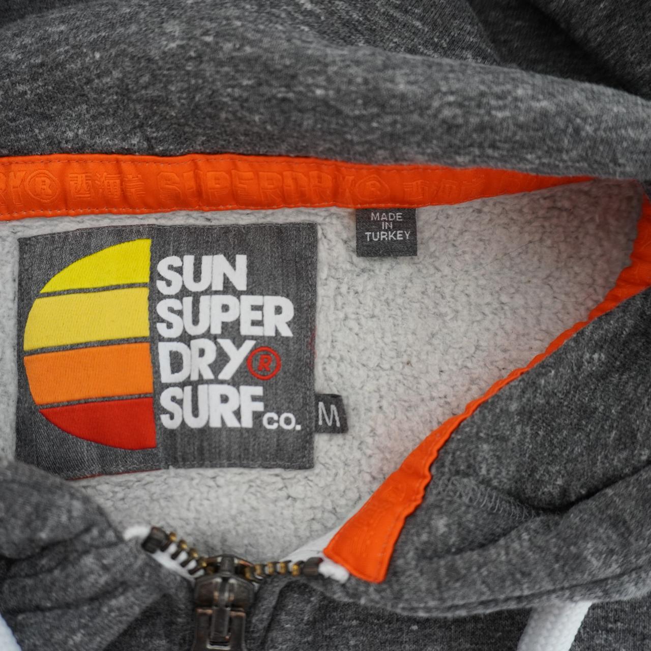 Sudadera con capucha para hombre Superdry. Gris. M. Usado. Bien