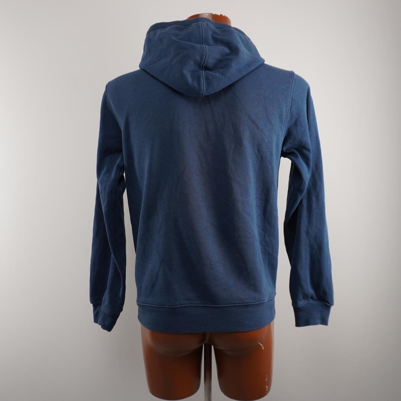 Sudadera con capucha para hombre de Vans. Azul oscuro. Talla S. Usada. En buen estado.