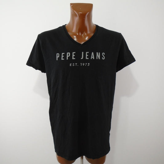 Camiseta Hombre Pepe Jeans.  Negro.  XXL.  Usó.  Bien