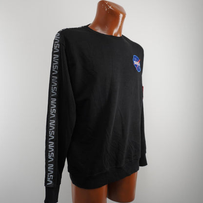 Men's Sweatshirt Alpha industries. Black. L. Used. Good