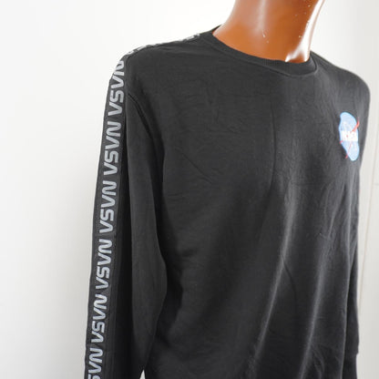 Men's Sweatshirt Alpha industries. Black. L. Used. Good