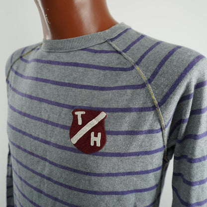 Sudadera de hombre Tommy Hilfiger. Gris. M. Usada. Buena