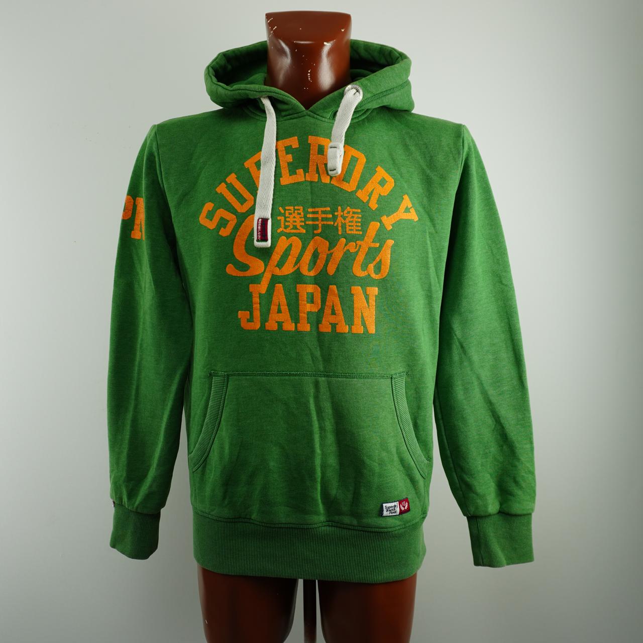 Sudadera con capucha para hombre Superdry. Verde. M. Usada. Buena calidad