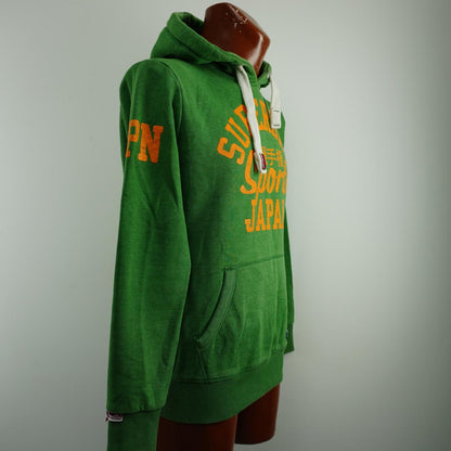 Sudadera con capucha para hombre Superdry. Verde. M. Usada. Buena calidad