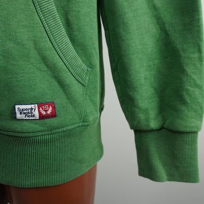 Sudadera con capucha para hombre Superdry. Verde. M. Usada. Buena calidad