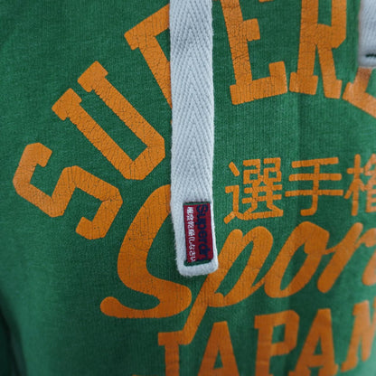 Sudadera con capucha para hombre Superdry. Verde. M. Usada. Buena calidad