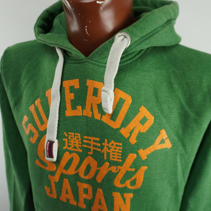 Sudadera con capucha para hombre Superdry. Verde. M. Usada. Buena calidad