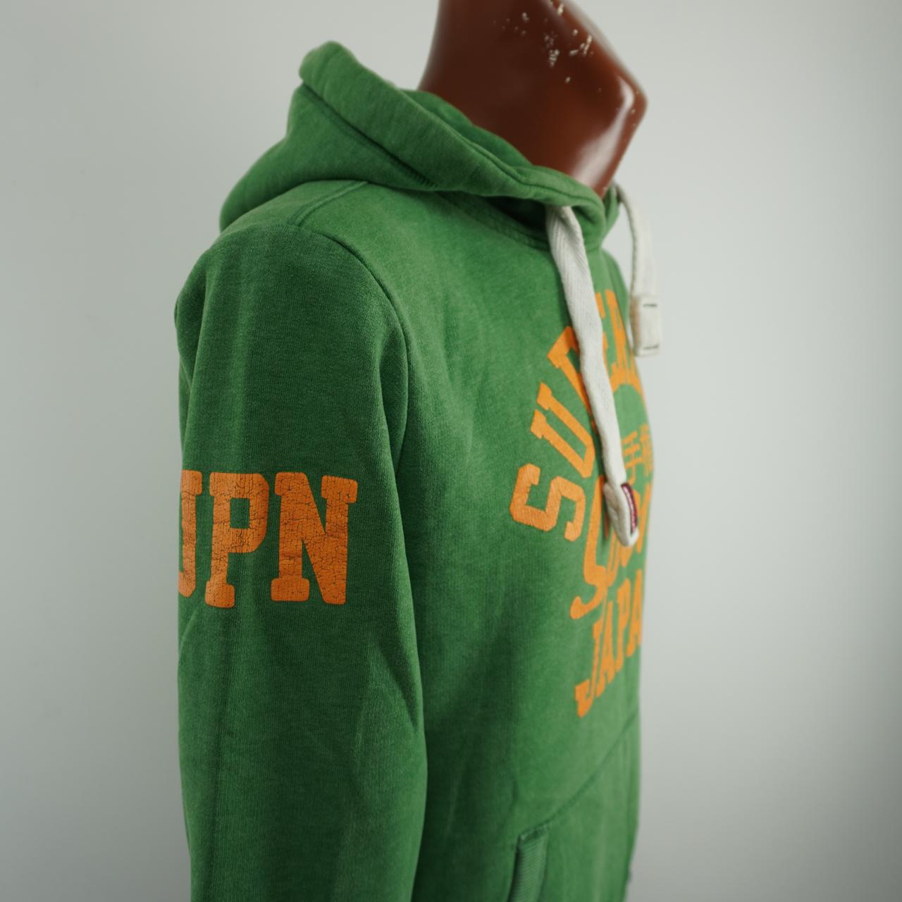 Sudadera con capucha para hombre Superdry. Verde. M. Usada. Buena calidad