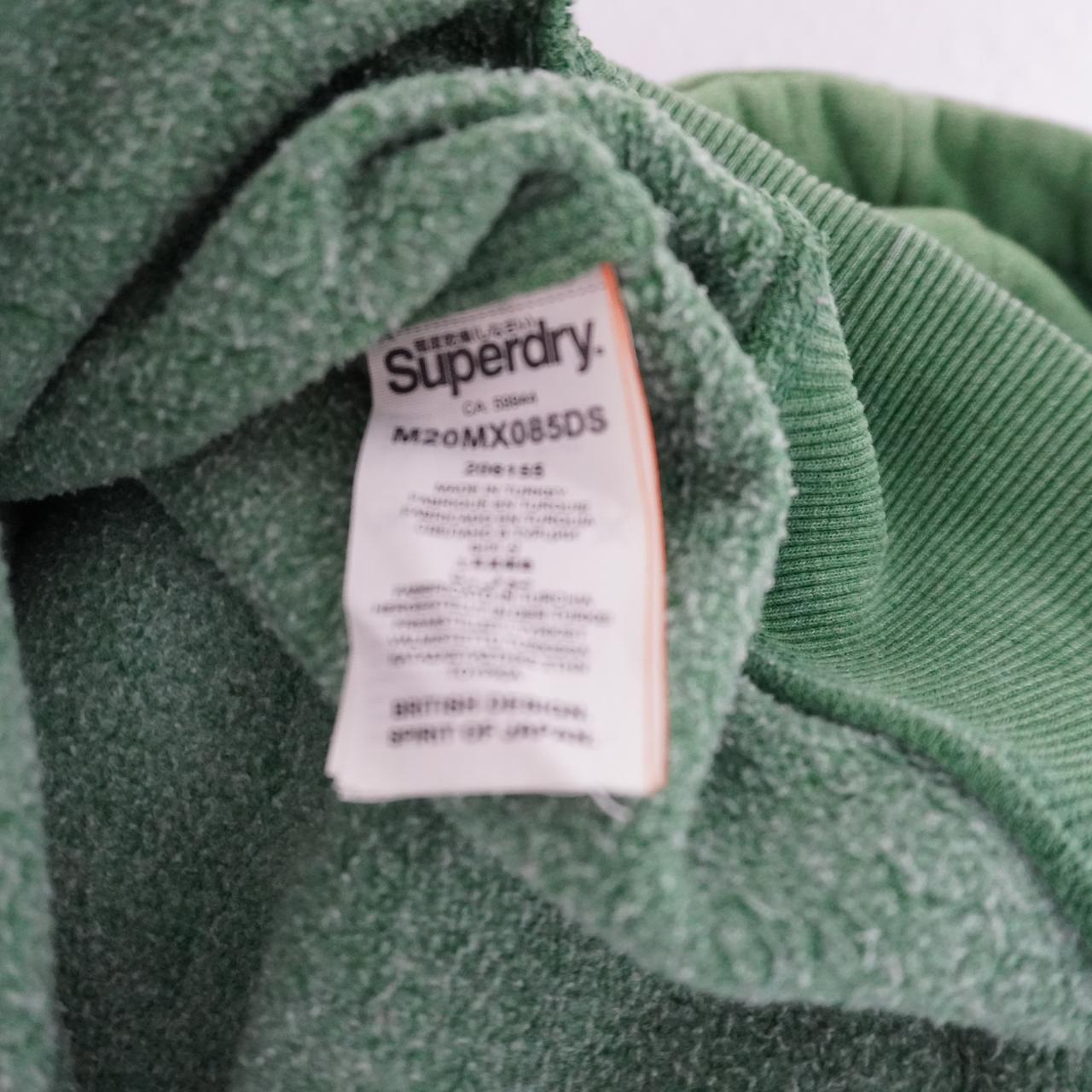 Men's Hoodie Superdry. Green. M. Used. Good