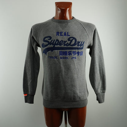 Men's Sweatshirt Superdry. Grey. S. Used. Good