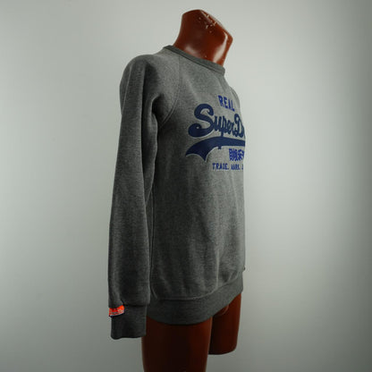 Men's Sweatshirt Superdry. Grey. S. Used. Good