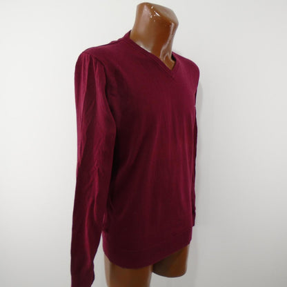 Men's Sweater Tommy Hilfiger. Bordeaux. XXL. Used. Good