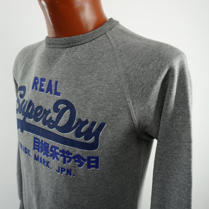 Men's Sweatshirt Superdry. Grey. S. Used. Good