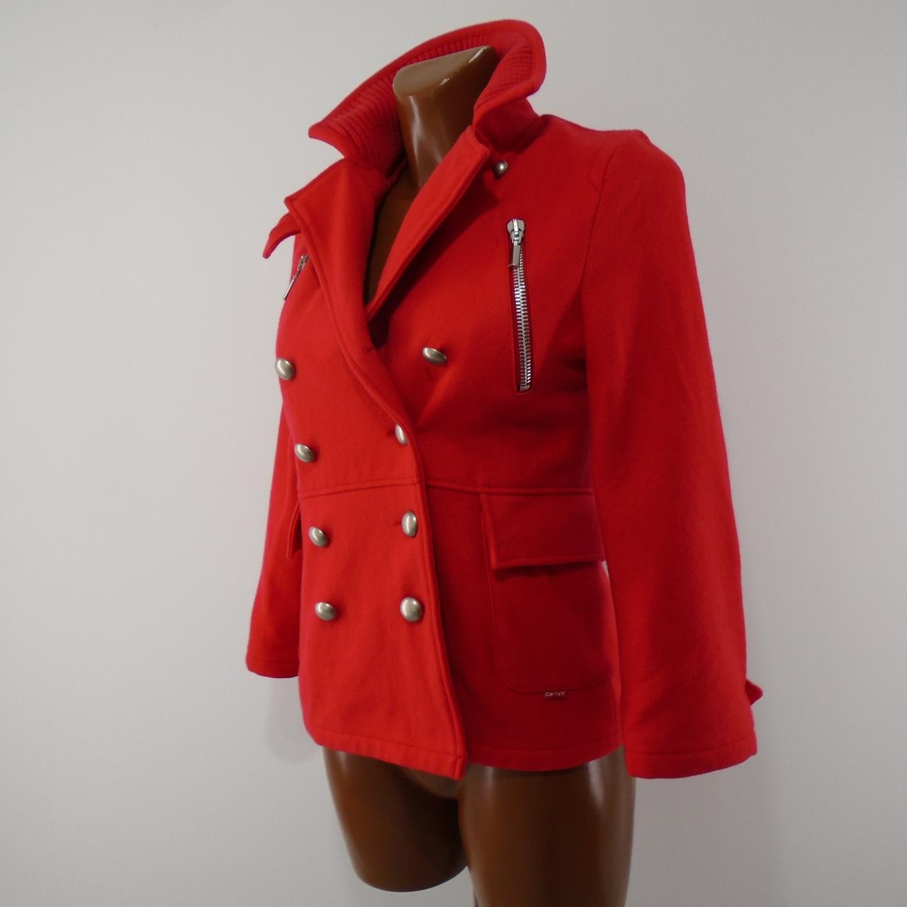 Dkny 2025 red coat