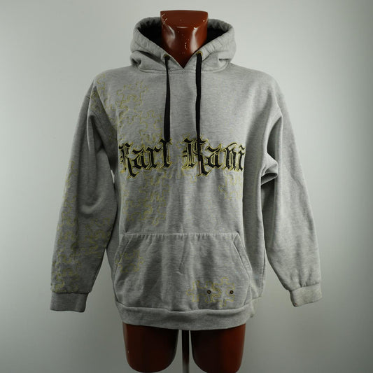 Sudadera con capucha para hombre Karl Kani. Gris. Talla L. Usada. En buen estado.