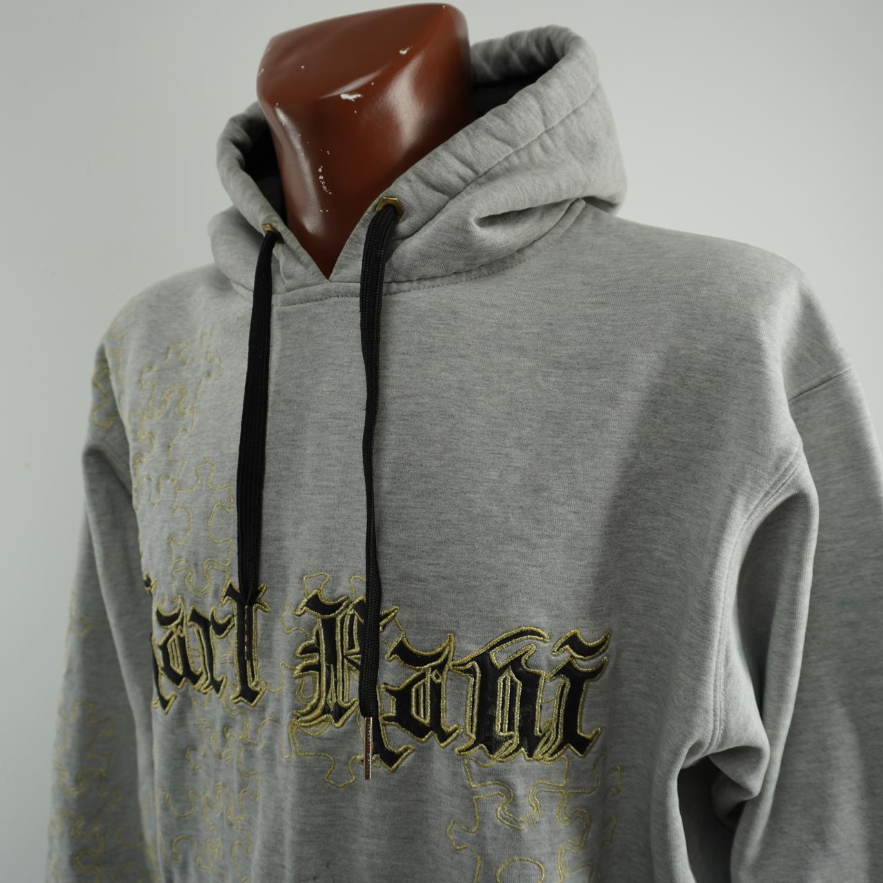 Sudadera con capucha para hombre Karl Kani. Gris. Talla L. Usada. En buen estado.