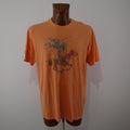 Polo homme, orange, taille XXL. Occasion, bon état.