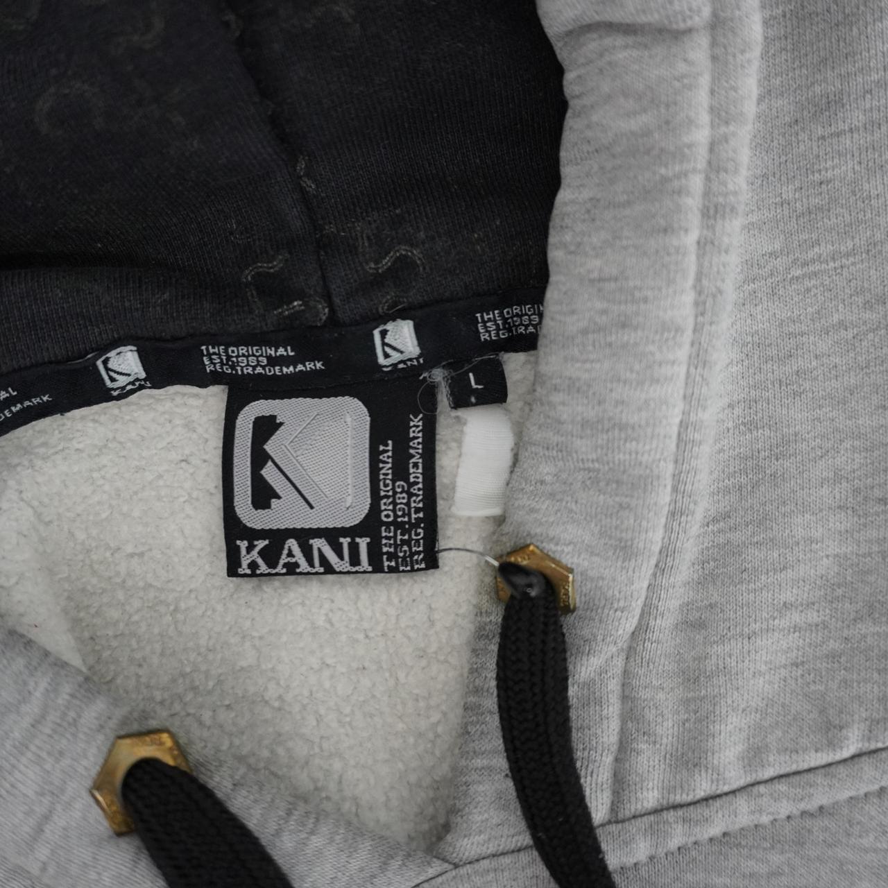 Sudadera con capucha para hombre Karl Kani. Gris. Talla L. Usada. En buen estado.