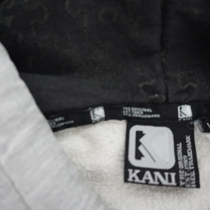 Sudadera con capucha para hombre Karl Kani. Gris. Talla L. Usada. En buen estado.