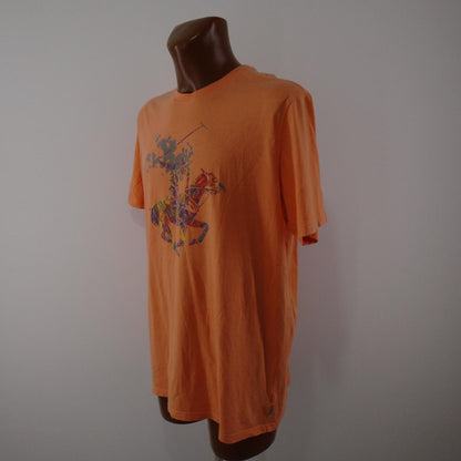 Camiseta de polo para hombre del club. Naranja. XL. Usado. Bien