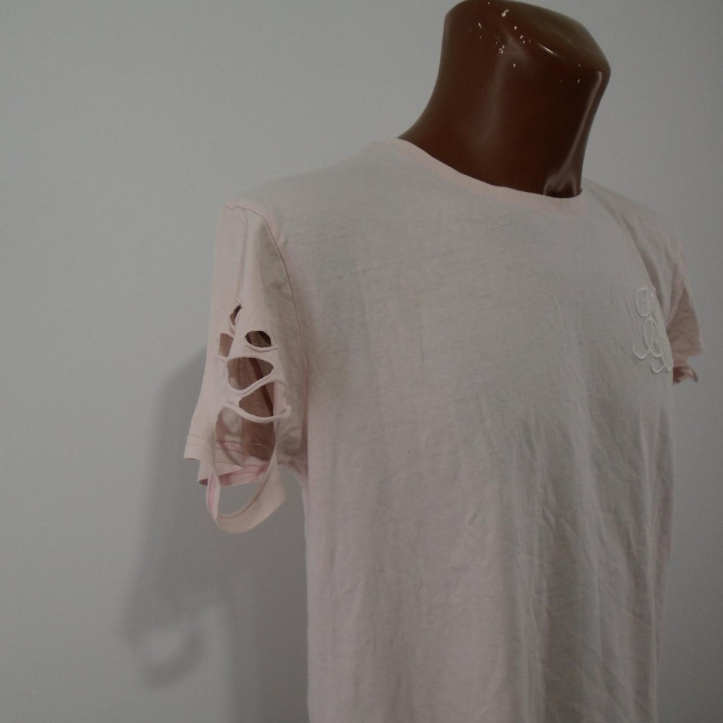 T-shirt homme Siksilk.  Rose.  M. Utilisé.  Bien