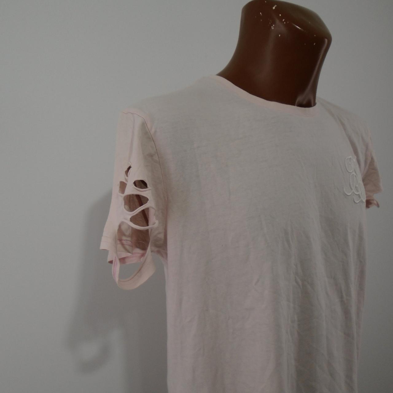 T-shirt homme Siksilk.  Rose.  M. Utilisé.  Bien