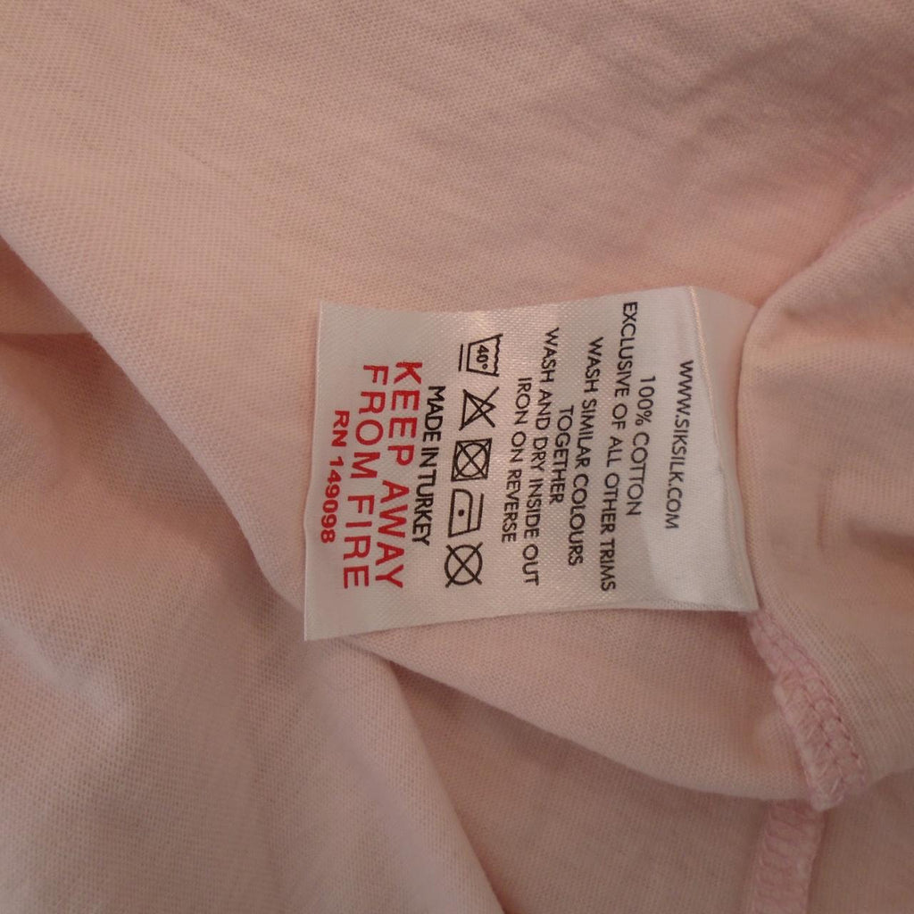 T-shirt homme Siksilk.  Rose.  M. Utilisé.  Bien