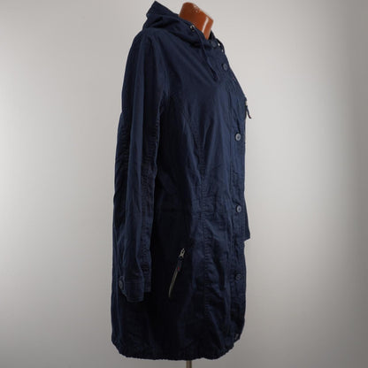 Women's Parka Maxi Blue. Dark blue. XXXXL. Used. Good