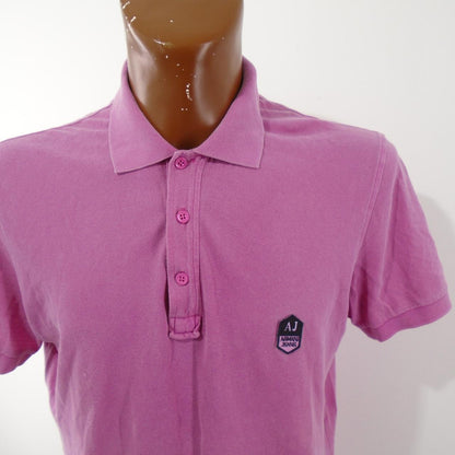 Men's Polo Armani Jeans. Pink. XL. Used. Good