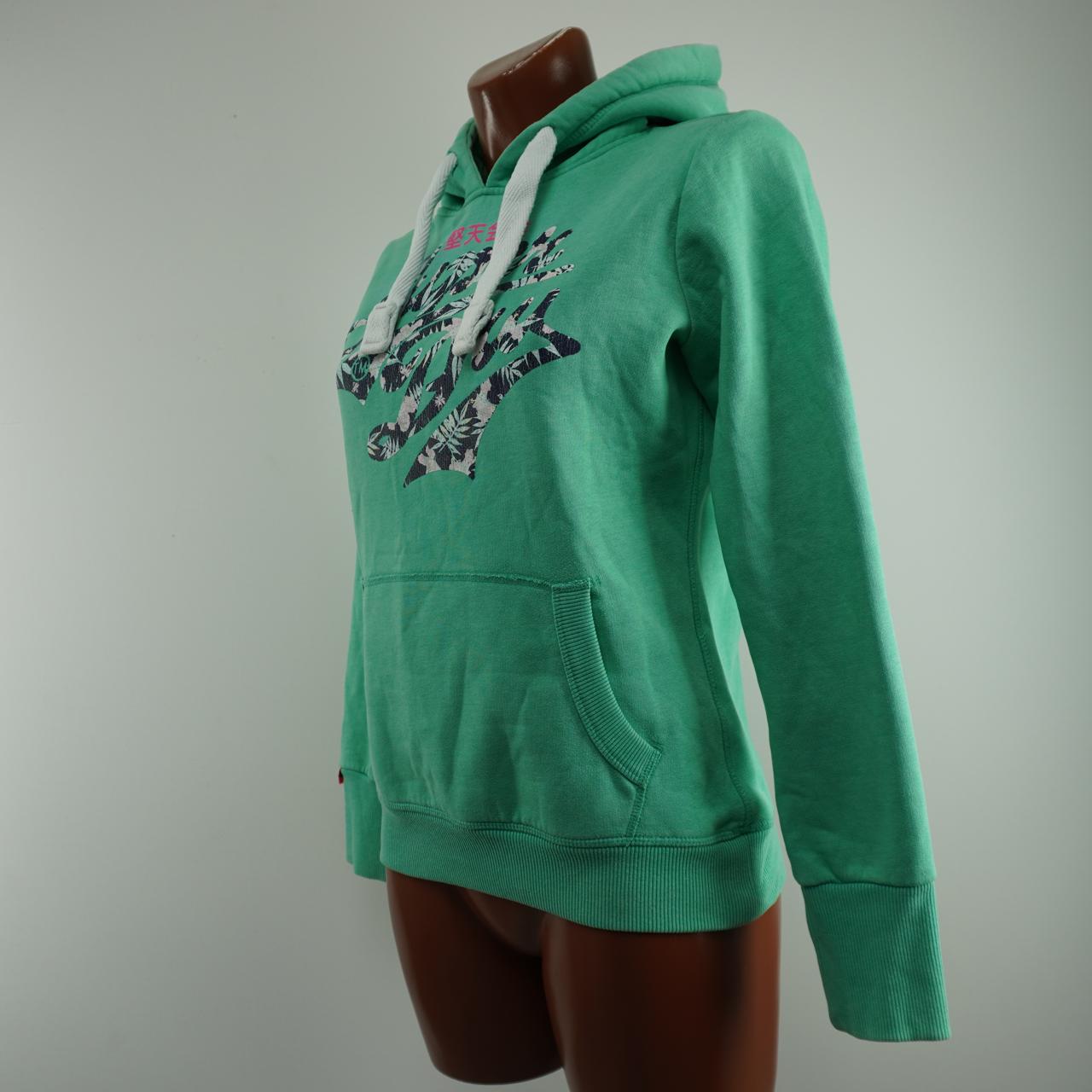 Sudadera con capucha para mujer Superdry. Verde. S. Usado. Bien