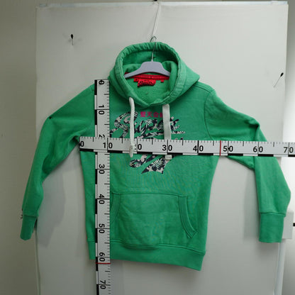 Sudadera con capucha para mujer Superdry. Verde. S. Usado. Bien