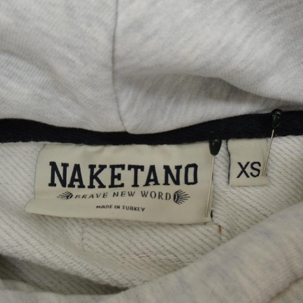 Women's Hoodie Naketano. Grey. XS. Used. Good