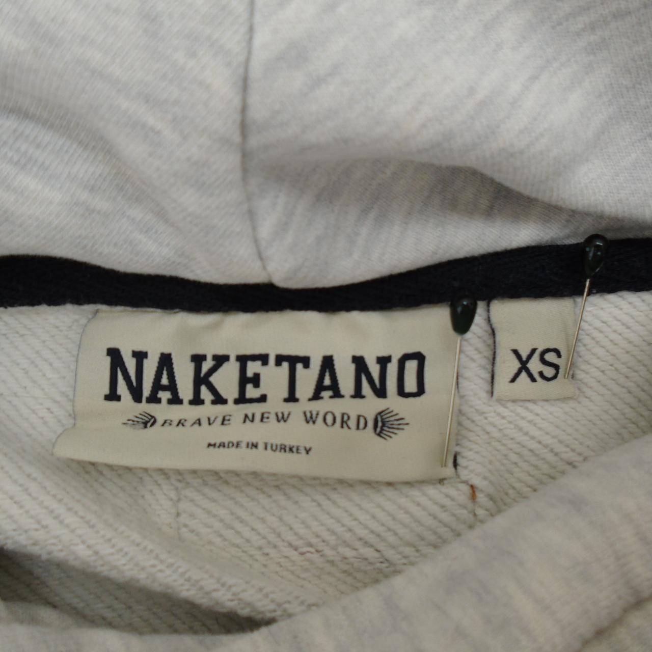 Women's Hoodie Naketano. Grey. XS. Used. Good