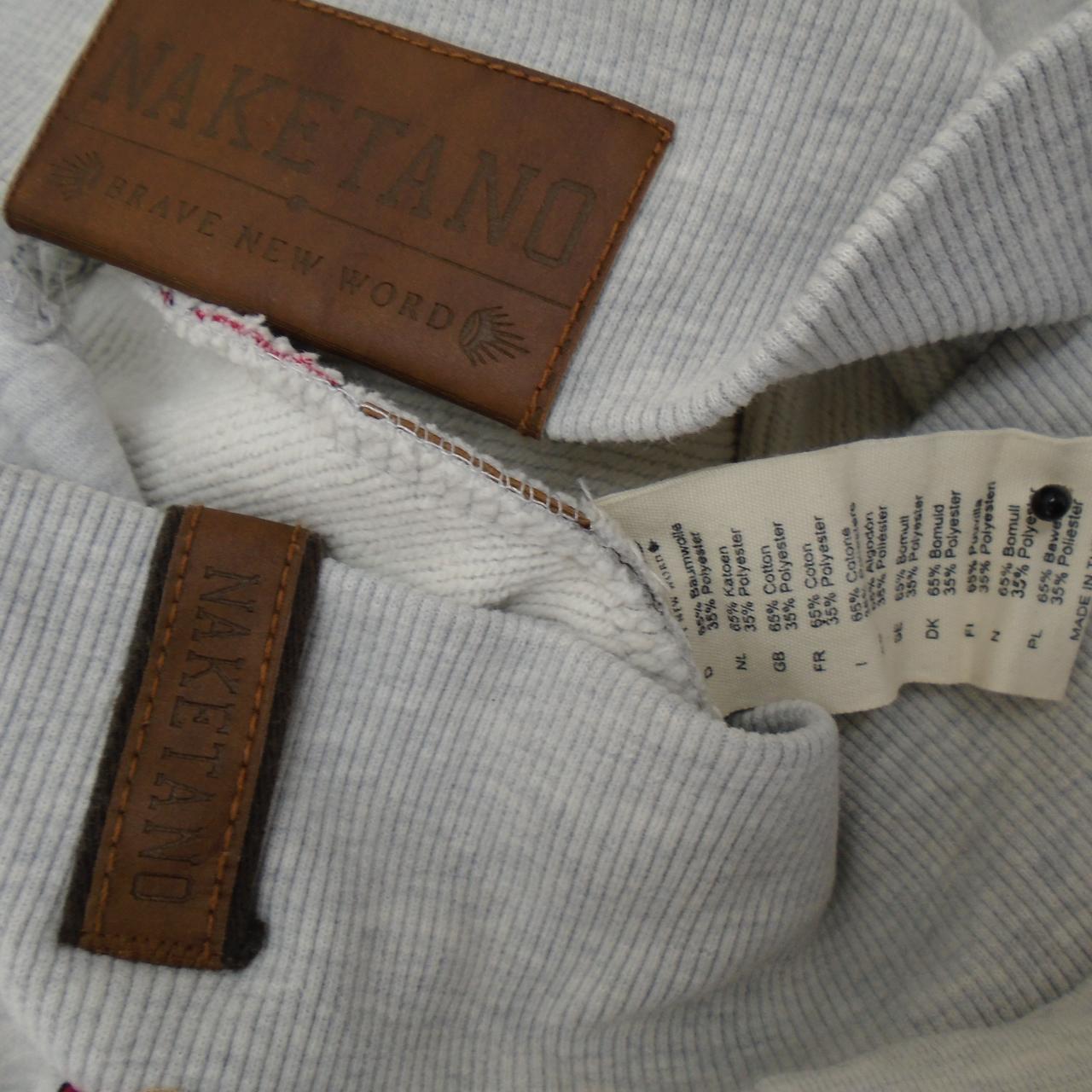 Women's Hoodie Naketano. Grey. XS. Used. Good