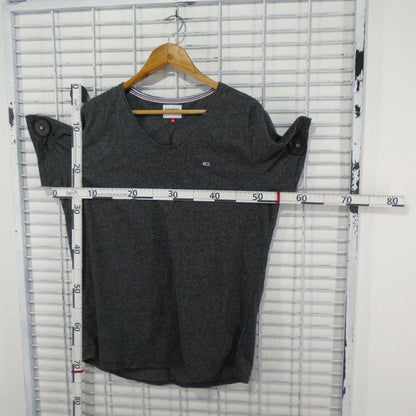 Men's T-Shirt Tommy Hilfiger. Grey. XL. Used. Good