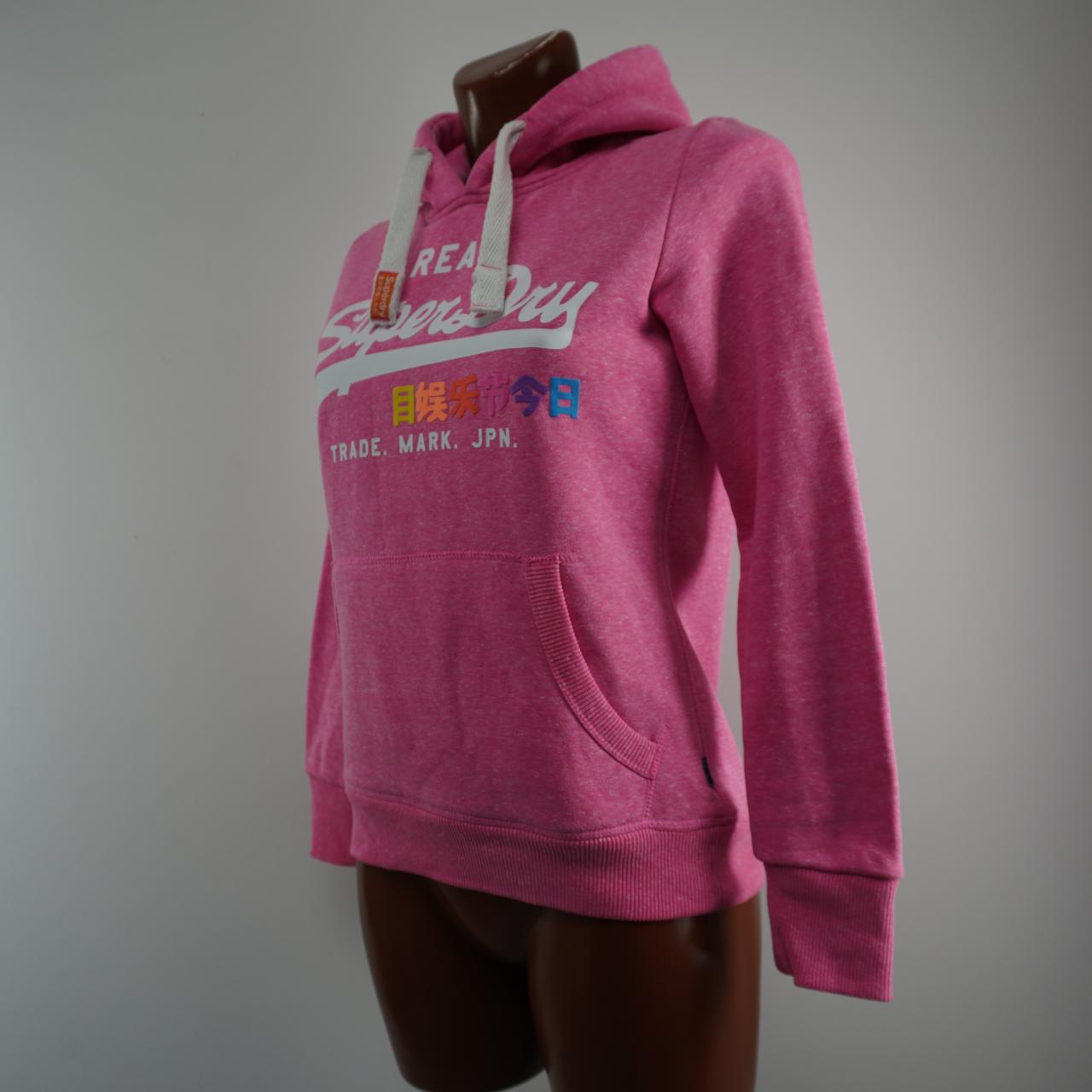 Sudadera con capucha para mujer Superdry. Rosa. M.Usado. Bien