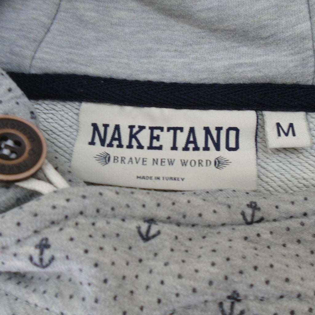 Women's Hoodie Naketano. Grey. M. Used. Good