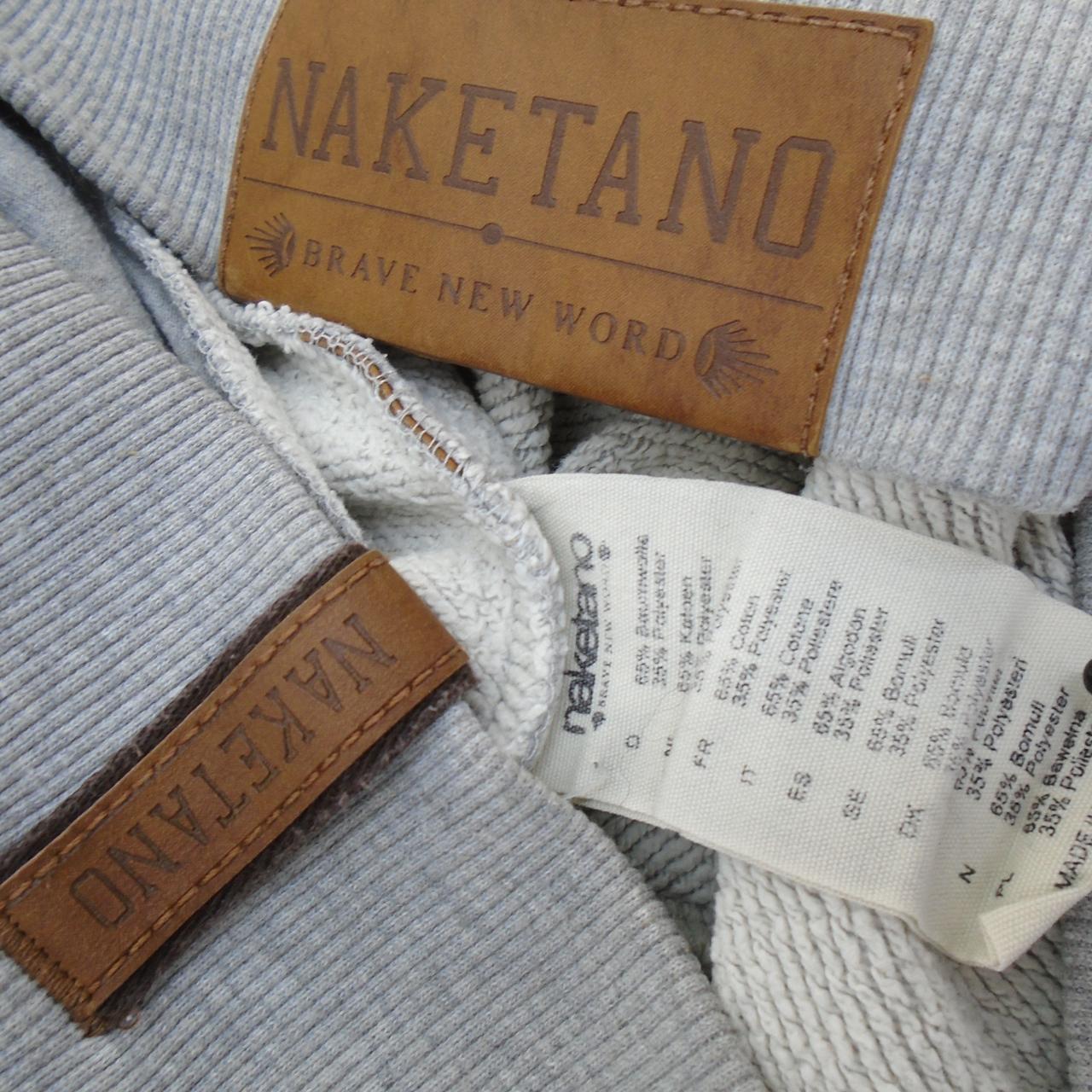 Women's Hoodie Naketano. Grey. M. Used. Good
