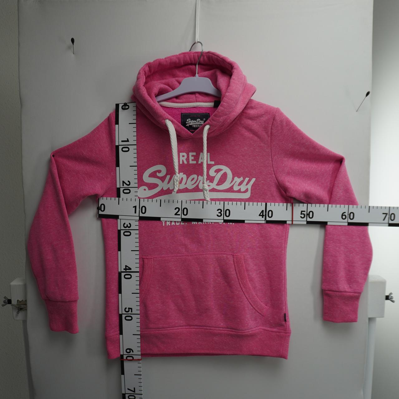 Sudadera con capucha para mujer Superdry. Rosa. M.Usado. Bien