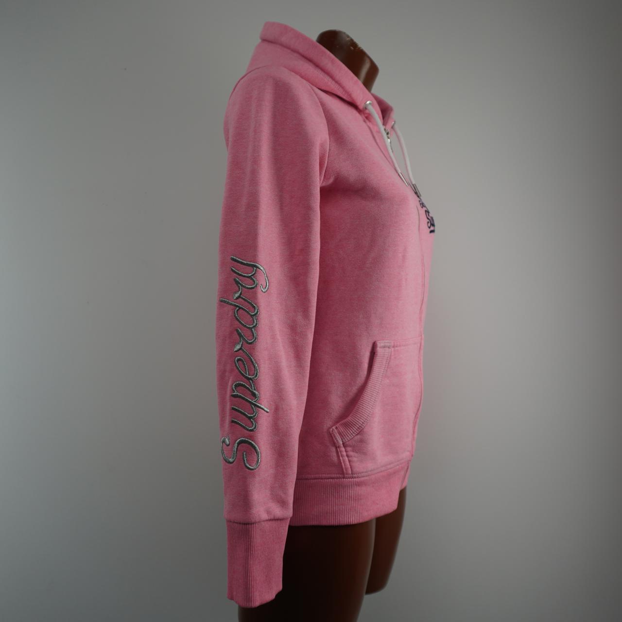 Sudadera con capucha para mujer Superdry. Rosa. M.Usado. Bien