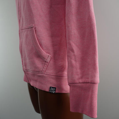 Sudadera con capucha para mujer Superdry. Rosa. M.Usado. Bien