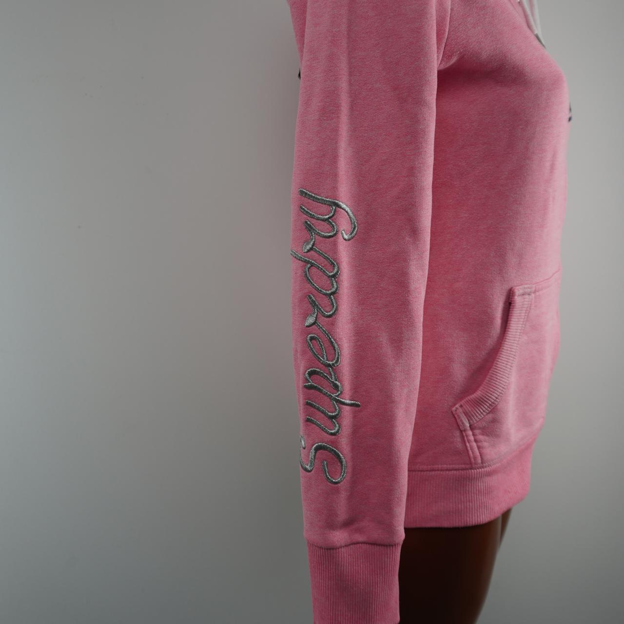 Sudadera con capucha para mujer Superdry. Rosa. M.Usado. Bien