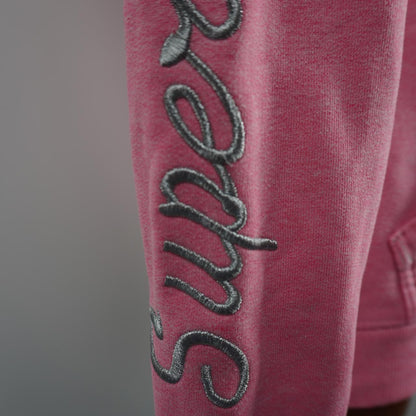 Sudadera con capucha para mujer Superdry. Rosa. M.Usado. Bien