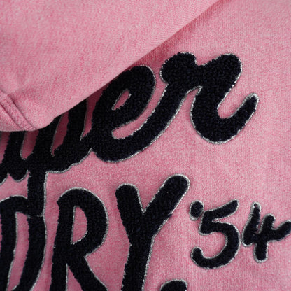 Sudadera con capucha para mujer Superdry. Rosa. M.Usado. Bien