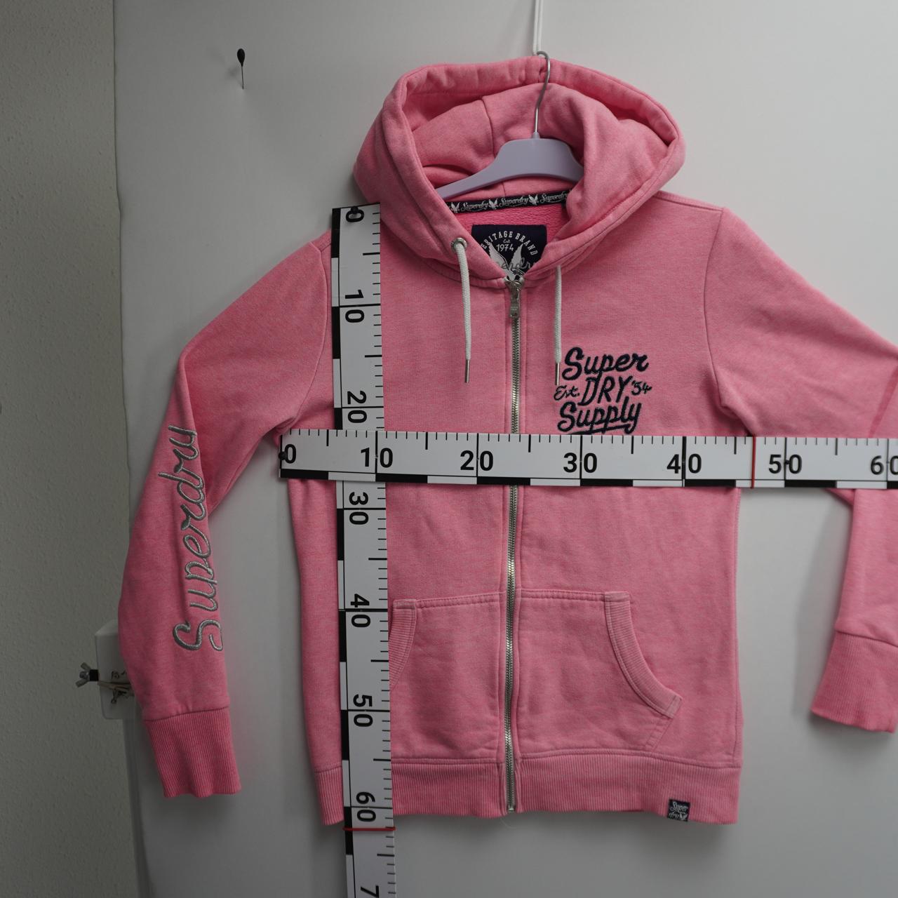 Sudadera con capucha para mujer Superdry. Rosa. M.Usado. Bien