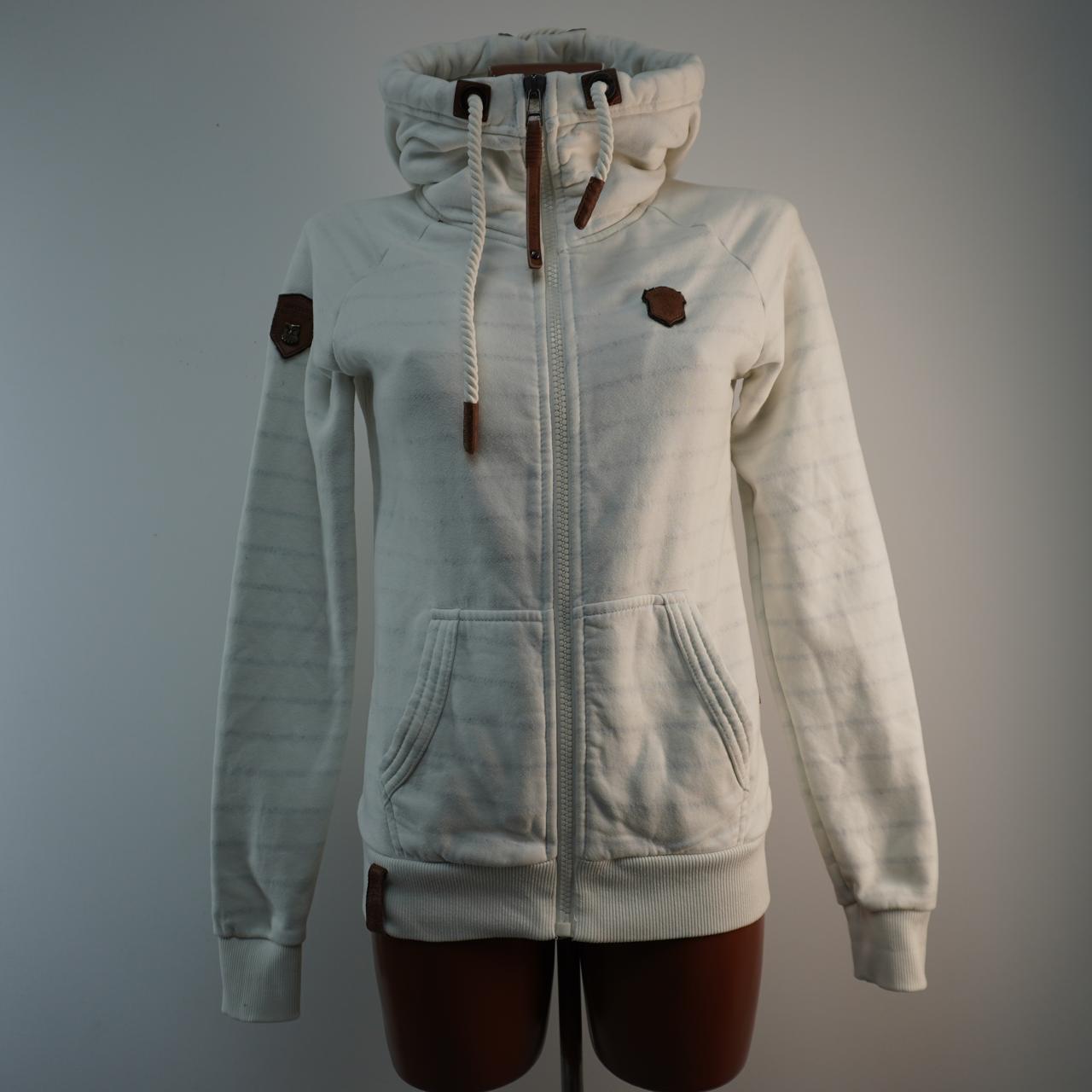 Sudadera con capucha para mujer Naketano. Blanco. M. Usado. Bien