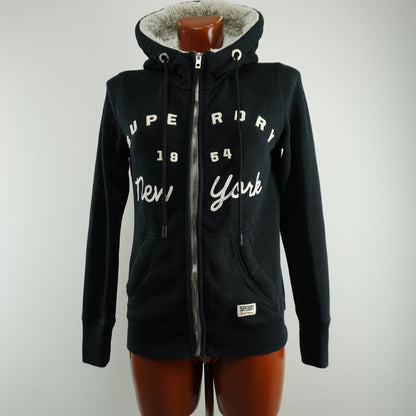 Women's Hoodie Superdry. Black. M. Used. Good