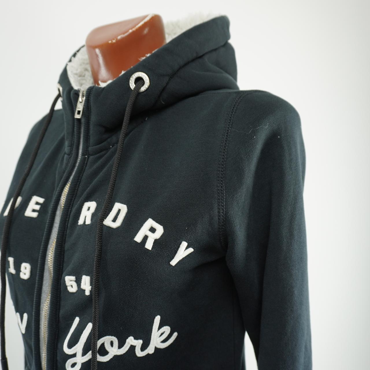 Women's Hoodie Superdry. Black. M. Used. Good