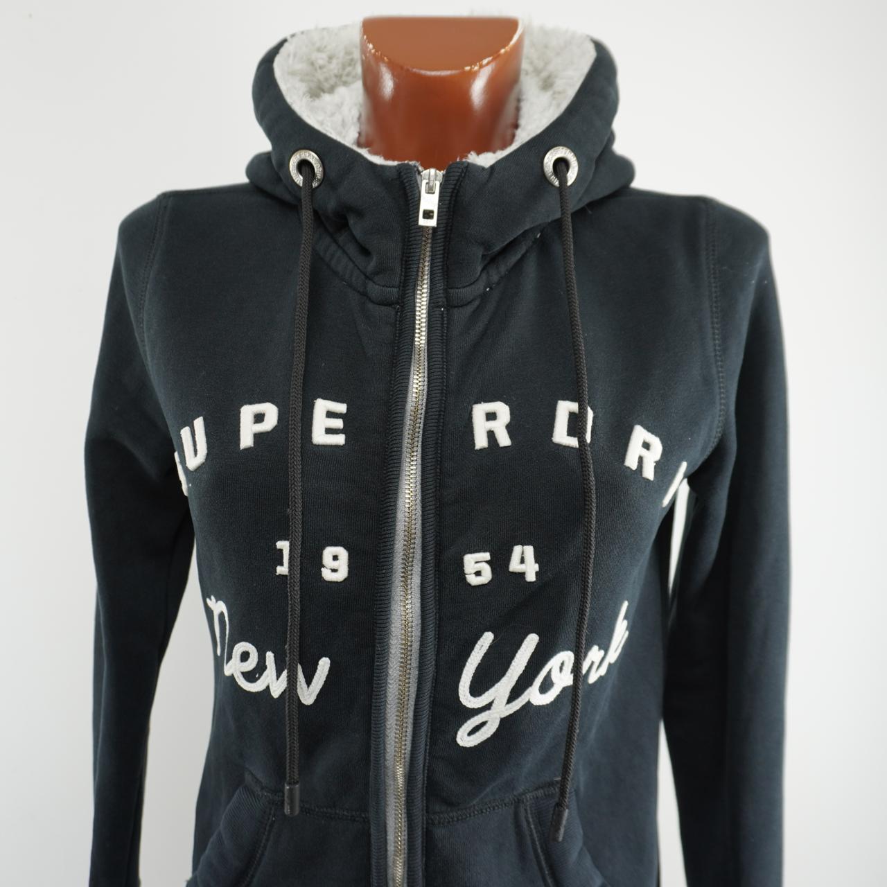 Women's Hoodie Superdry. Black. M. Used. Good