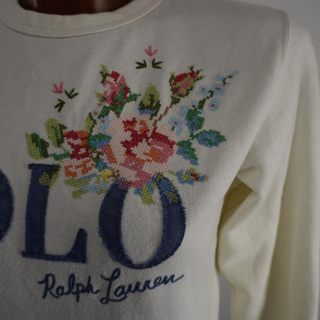 Women's Sweatshirt Ralph Lauren. White. XS. Used. Good